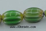 CLG638 5PCS 16 inches 10*14mm oval lampwork glass beads wholesale