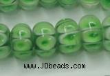 CLG774 14 inches 8*12mm rondelle lampwork glass beads wholesale