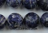 CLS152 15.5 inches 20mm faceted round sodalite gemstone beads