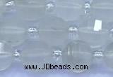 CME342 15 inches 8mm pumpkin white jade beads