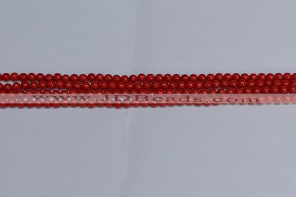 CMJ120 15.5 inches 4mm round Mashan jade beads wholesale