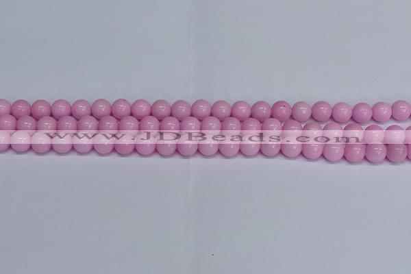 CMJ157 15.5 inches 8mm round Mashan jade beads wholesale