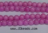 CMJ204 15.5 inches 4mm round Mashan jade beads wholesale