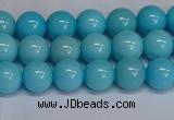 CMJ276 15.5 inches 8mm round Mashan jade beads wholesale