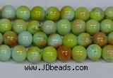 CMJ737 15.5 inches 6mm round rainbow jade beads wholesale