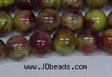 CMJ746 15.5 inches 10mm round rainbow jade beads wholesale