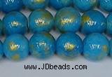 CMJ952 15.5 inches 8mm round Mashan jade beads wholesale