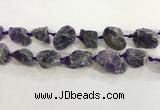 CNG3566 15.5 inches 18*20mm - 25*30mm nuggets rough amethyst beads