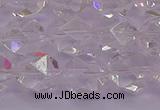 CNG5473 15.5 inches 10mm faceted nuggets white crystal beads