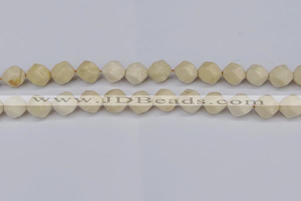 CNG6049 15.5 inches 12mm faceted nuggets jasper beads