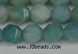 CNG6175 15.5 inches 10mm faceted nuggets amazonite gemstone beads