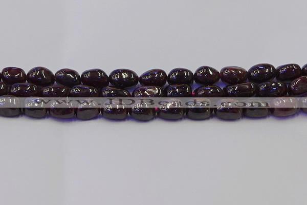 CNG6874 15.5 inches 8*12mm - 10*14mm nuggets garnet beads