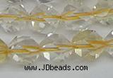 CNG7233 15.5 inches 12mm faceted nuggets citrine gemstone beads