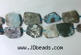 CNG7981 25*30mm - 35*45mm freeform larimar slab beads