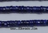 CNL1265 15.5 inches 3*6mm tyre natural lapis lazuli beads