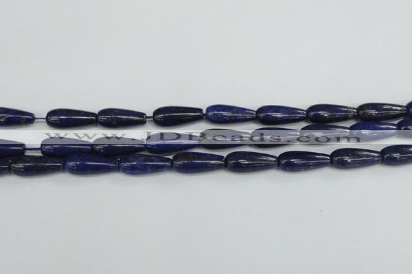 CNL1513 15.5 inches 10*30mm teardrop lapis lazuli beads wholesale