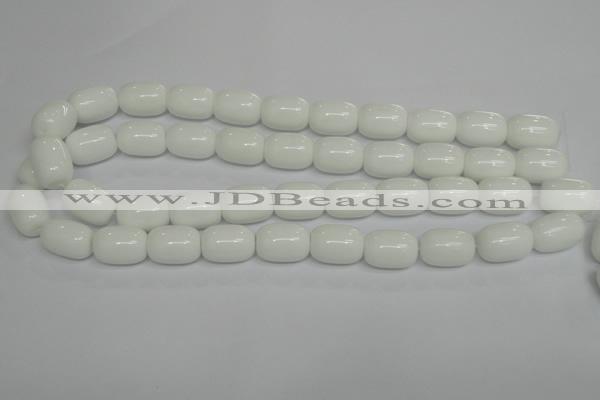 CPB15 15.5 inches 15*20mm drum white porcelain beads wholesale