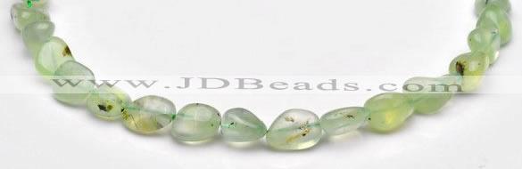 CPR18 A grade 12*14mm freeform natural Prehnite gemstone beads