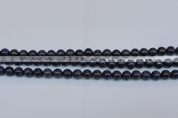 CPY773 15.5 inches 10mm round pyrite gemstone beads wholesale