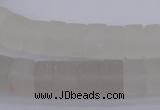CRB316 15.5 inches 8*12mm tyre white crystal gemstone beads