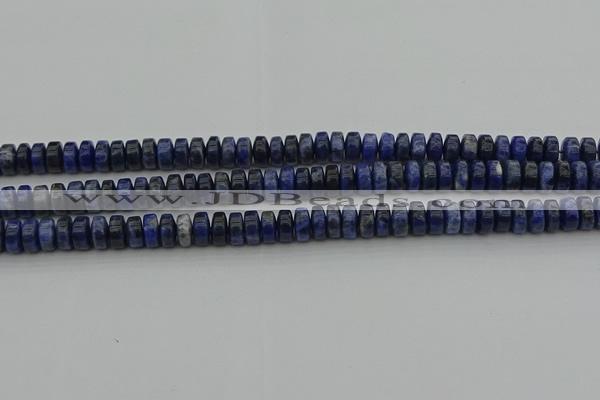 CRB429 15.5 inches 5*8mm rondelle sodalite gemstone beads