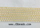 CRBS05 15 inches 4mm round citrine gemstone beads wholesale