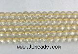 CRBS07 15 inches 8mm round citrine gemstone beads wholesale