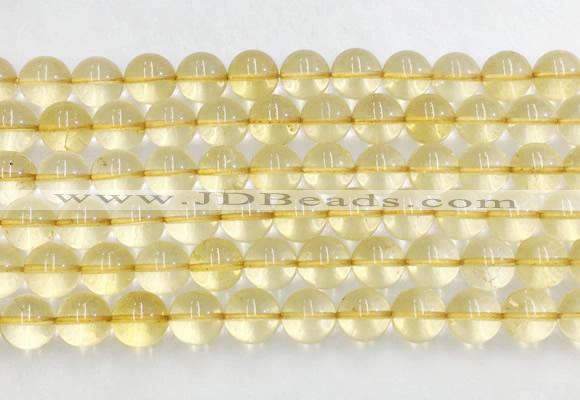 CRBS09 15 inches 12mm round citrine gemstone beads wholesale