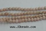 CRC150 15.5 inches 3.5mm round Argentina rhodochrosite beads