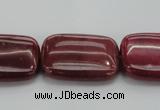 CRC825 15.5 inches 18*25mm rectangle Brazilian rhodochrosite beads