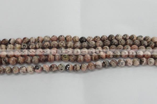 CRC902 15.5 inches 7mm round natural rhodochrosite beads