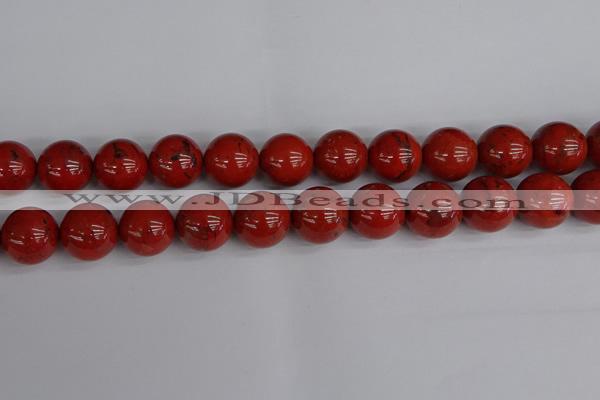 CRE315 15.5 inches 14mm round red jasper beads wholesale