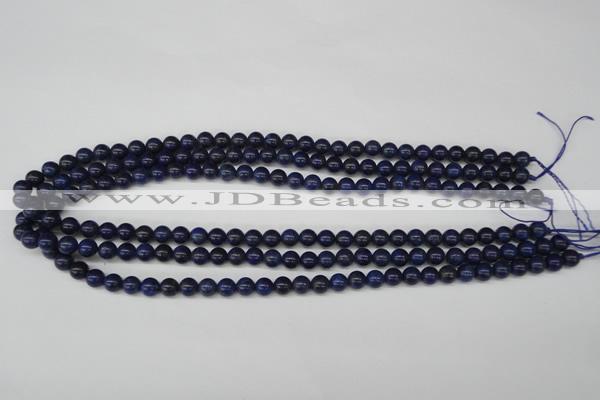 CRO46 15.5 inches 6mm round dyed lapis lazuli beads wholesale