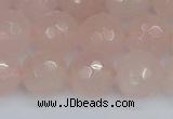 CRQ292 15.5 inches 12mm faceted round rose quartz gemstone beads