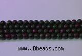 CRZ1110 15.5 inches 4mm round imitation ruby zoisite beads wholesale