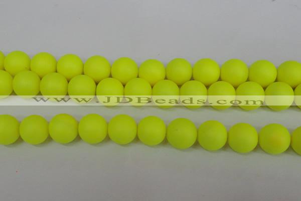 CSB1319 15.5 inches 12mm matte round shell pearl beads wholesale