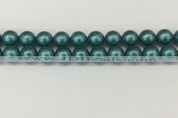 CSB2336 15.5 inches 16mm round wrinkled shell pearl beads wholesale