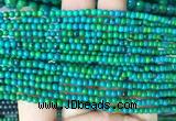 CSBS01 15 inches 3mm round synthetic chrysocolla gemstone beads wholesale