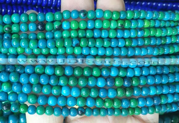 CSBS02 15 inches 4mm round synthetic chrysocolla gemstone beads wholesale