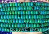 CSBS08 15 inches 5*8mm rondelle synthetic chrysocolla gemstone beads wholesale