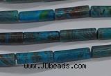 CTB317 15.5 inches 4*13mm tube crazy lace agate beads wholesale