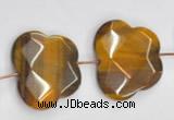 CTE10 butterfly shape 25*30mm yellow tiger eye beads wholesale