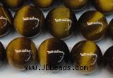 CTE1235 15.5 inches 8mm round A+ grade yellow tiger eye beads