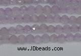 CTG622 15.5 inches 3mm faceted round lavender amethyst beads