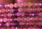 CTG740 15.5 inches 2mm faceted round tiny mixed quartz beads