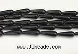 CTR435 15.5 inches 10*30mm teardrop agate beads wholesale