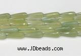 CTR459 15.5 inches 10*30mm faceted teardrop agate beads wholesale
