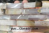 CUBS100 15 inches 12*40mm cuboid agate gemstone beads wholesale