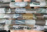 CUBS105 15 inches 10*20mm cuboid agate gemstone beads wholesale