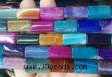 CUBS116 15 inches 10*20mm cuboid agate gemstone beads wholesale